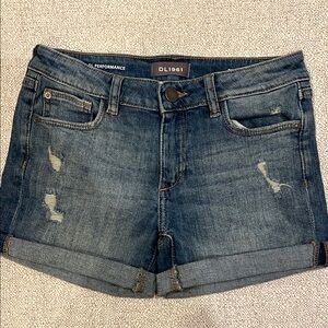 DL1961 Girls Blue Denim Shorts 12
